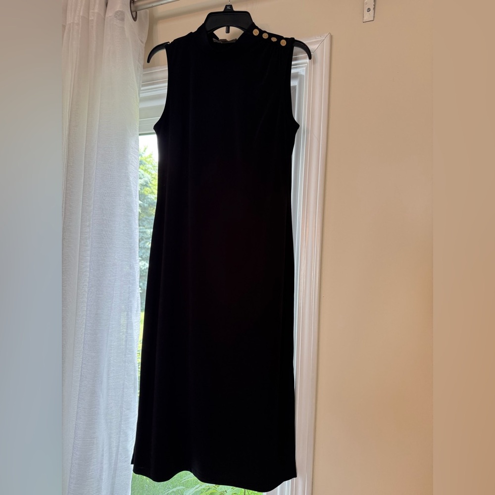 Michael by Michael Kors midi black dress Size M